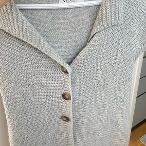 Avita Light Gray Women's Cardigan